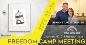 Freedom Camp Meeting in Charlotte, NC with Ashley & Carlie Terradez
