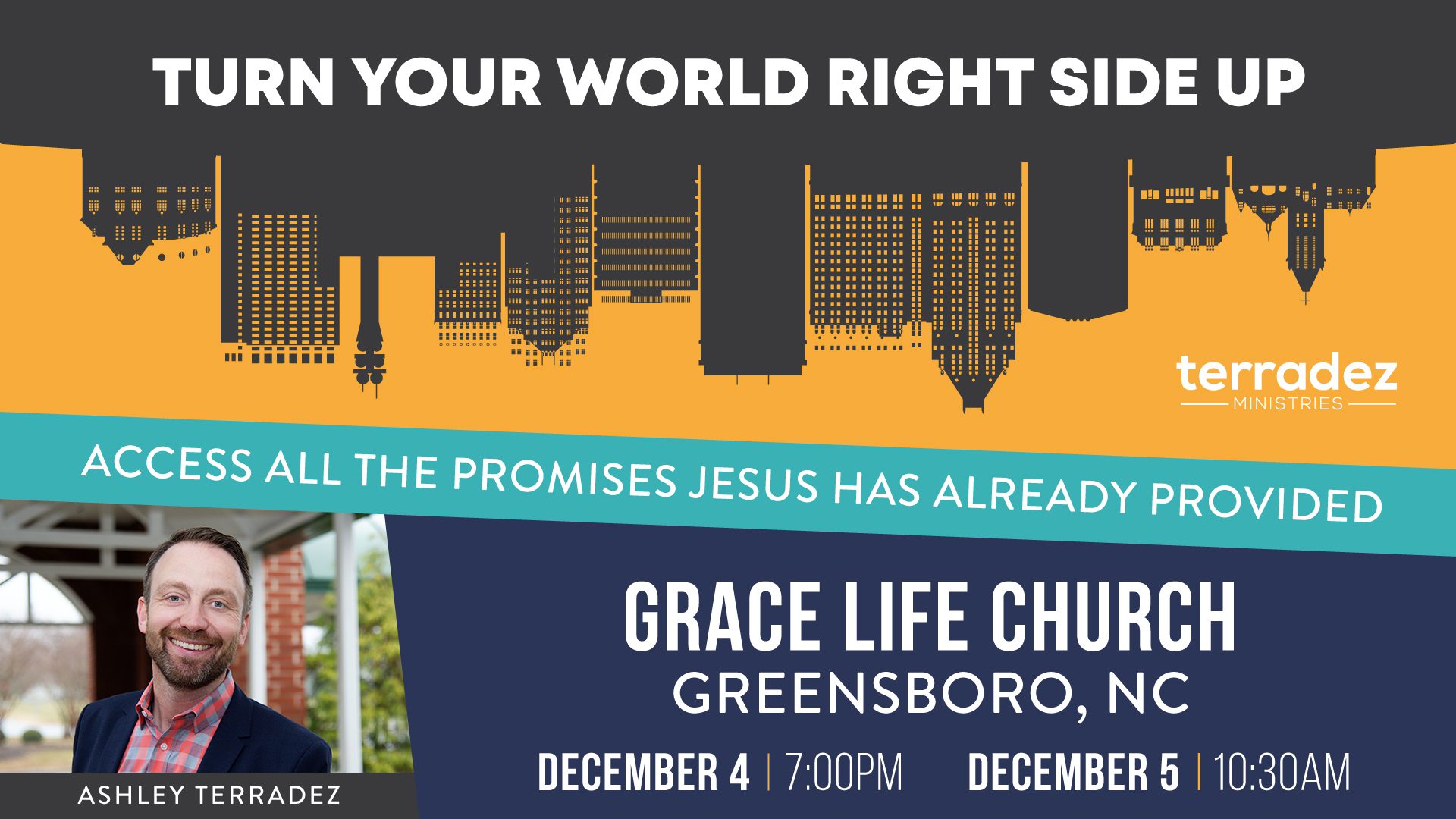Ashley Terradez at Grace Life Church in Greensboro, NC on December 4-5, 2021.