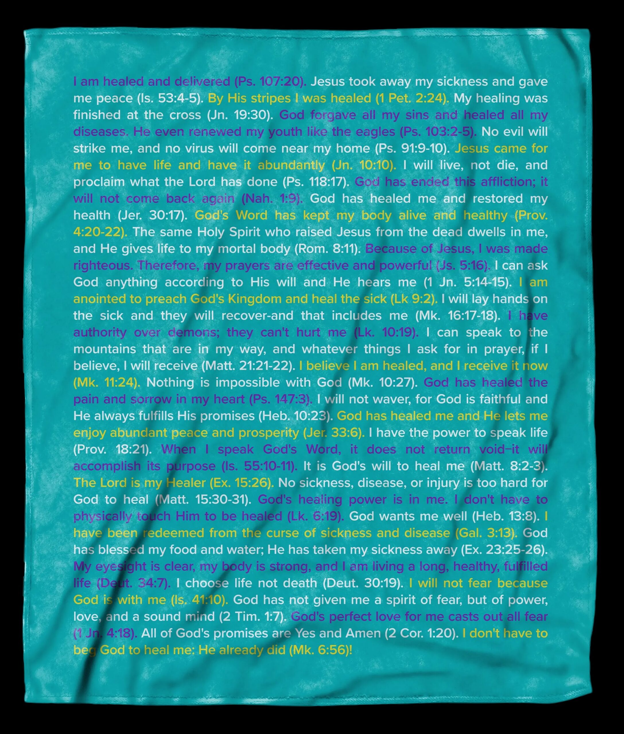 Healing Confession Blanket - Pre-Order